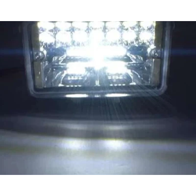Proiector LED auto dreptunghiular 108w cu 2 faze 12v 24v de 4 INCH