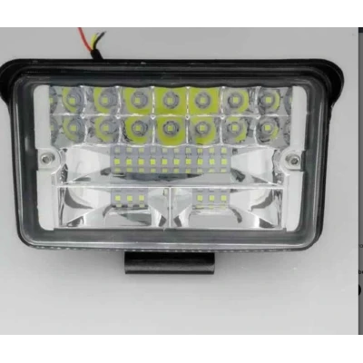 Proiector LED auto dreptunghiular 108w cu 2 faze 12v 24v de 4 INCH