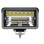 Proiector LED auto dreptunghiular 108w cu 2 faze 12v 24v de 4 INCH