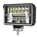Proiector LED auto dreptunghiular 108w cu 2 faze 12v 24v de 4 INCH