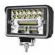 Proiector LED auto dreptunghiular 108w cu 2 faze 12v 24v de 4 INCH