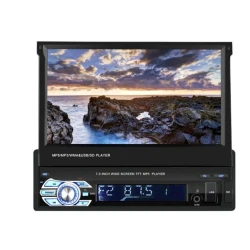 MP5 Navigatie Universala Android 7 inch Ecran Retractabil 1080P touchScreen bluetooth USB Card Aux Radio Comenzi Volan