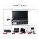 MP5 Navigatie Universala Android 7 inch Ecran Retractabil 1080P touchScreen bluetooth USB Card Aux Radio Comenzi Volan