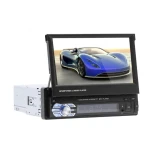 MP5 Navigatie Universala Android 7 inch Ecran Retractabil 1080P touchScreen bluetooth USB Card Aux Radio Comenzi Volan