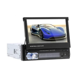 MP5 Navigatie Universala Android 7 inch Ecran Retractabil 1080P touchScreen bluetooth USB Card Aux Radio Comenzi Volan