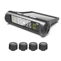 Sistem de Monitorizare a Presiunii in Anvelope 4 Senzori Solar + USB