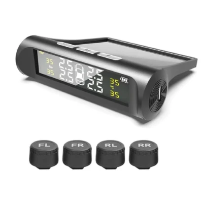Sistem de Monitorizare a Presiunii in Anvelope 4 Senzori Solar + USB