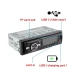 Radio Auto 1 DIN Bluetooth MP3 Player USB TF Card AUX FM Stereo Telecomanda si incarcare USB