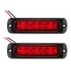 Set 2 mini Lampi LED Rosii laterale de Gabarit 12V 24V pentru Camion Remorca Platforma si Utilaje