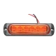 Set 2 mini Lampi LED Galbene laterale de Gabarit 12V 24V pentru Camion Remorca Platforma si Utilaje