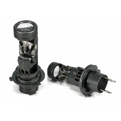 Set 2 Becuri LED T01 H7 F cu Lupa 180W de 18000LM 12V lumina 6000K