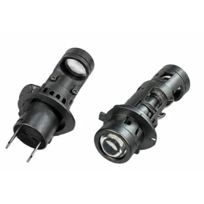 Set 2 Becuri LED T01 H7 F cu Lupa 180W de 18000LM 12V lumina 6000K
