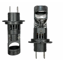 Set 2 Becuri LED T01 H7 F cu Lupa 180W de 18000LM 12V lumina 6000K