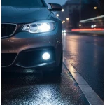 Set 2 becuri auto LED W H7 de 120W cu 15000Lm 12V 6000K lumina alb rece