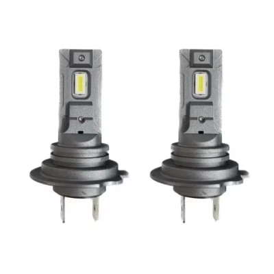 Set 2 becuri auto LED W H7 de 120W cu 15000Lm 12V 6000K lumina alb rece