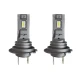 Set 2 becuri auto LED W H7 de 120W cu 15000Lm 12V 6000K lumina alb rece