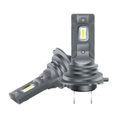Set 2 becuri auto LED W H7 de 120W cu 15000Lm 12V 6000K lumina alb rece