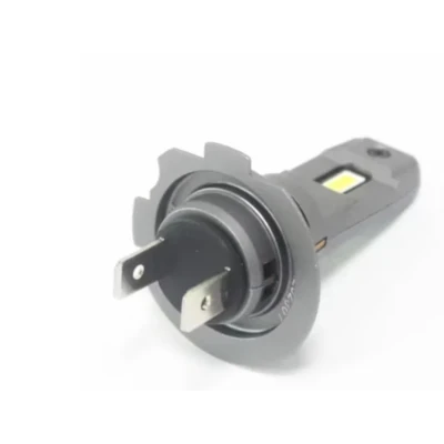 Set 2 becuri auto LED W H7 de 120W cu 15000Lm 12V 6000K lumina alb rece