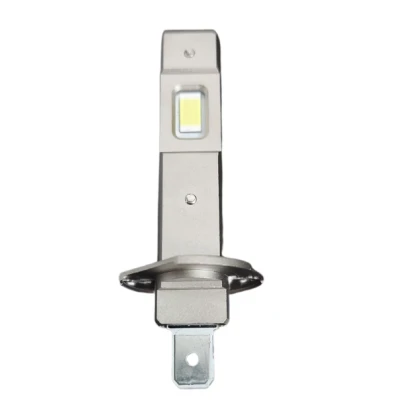 Set 2 becuri auto LED W H1 de 120W cu 15000Lm 12V 6000K lumina alb rece