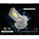 Set 2 becuri auto LED W H3 de 120W cu 15000Lm 12V 6000K lumina alb rece
