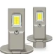 Set 2 becuri auto LED W H3 de 120W cu 15000Lm 12V 6000K lumina alb rece