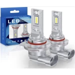 Set 2 becuri auto LED W HB4 (9006) de 120W cu 15000Lm 12V 6000K lumina alb rece