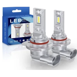 Set 2 becuri auto LED W HB3 (9005) de 120W cu 15000Lm 12V 6000K lumina alb rece