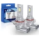 Set 2 becuri auto LED W HB3 (9005) de 120W cu 15000Lm 12V 6000K lumina alb rece