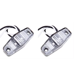 Set 2 Mini Lampi LED de gabarit Laterale ALBE 12V/24V Carcasa Transparenta