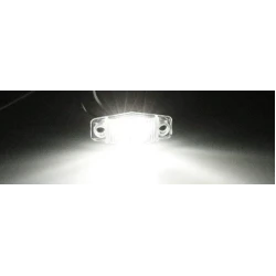 Set 2 Mini Lampi LED de gabarit Laterale ALBE 12V/24V Carcasa Transparenta