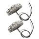 Set 2 Mini Lampi LED de gabarit Laterale ALBE 12V/24V Carcasa Transparenta