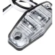 Set 2 Mini Lampi LED de gabarit Laterale ALBE 12V/24V Carcasa Transparenta