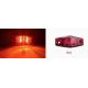 Set 2 Mini Lampi LED de gabarit Laterale ROSII 12V/24V Carcasa Transparenta