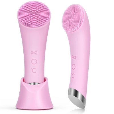 Aparat de ingrijire faciala tehnologie Microvibratie silicon hipoalergenic 8000 pulsatii pe minut