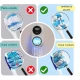 Sterilizator UV portabil pentru 2 periute de dinti tip suport periute Inteligent Senzor Deschidere Inchidere automata