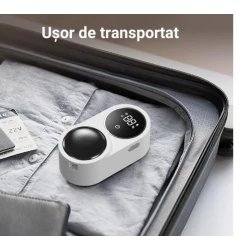 Sterilizator UV portabil pentru 2 periute de dinti tip suport periute Inteligent Senzor Deschidere Inchidere automata