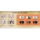 Sterilizator UV portabil pentru 2 periute de dinti tip suport periute Inteligent Senzor Deschidere Inchidere automata