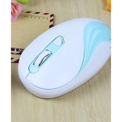 Mouse wireless QM75 cu receptor USB design ergonomic pentru computere de birou