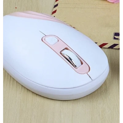 Mouse wireless QM75 cu receptor USB design ergonomic pentru computere de birou
