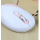 Mouse wireless QM75 cu receptor USB design ergonomic pentru computere de birou