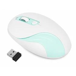 Mouse wireless QM75 cu receptor USB design ergonomic pentru computere de birou
