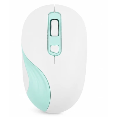 Mouse wireless QM75 cu receptor USB design ergonomic pentru computere de birou