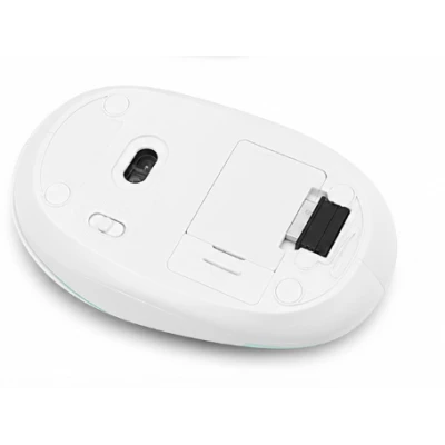Mouse wireless QM75 cu receptor USB design ergonomic pentru computere de birou