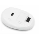 Mouse wireless QM75 cu receptor USB design ergonomic pentru computere de birou