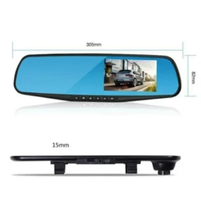 Oglinda cu camera DVR auto 1080P cu ecran de 4.5 inch Andowl Q CA599 neagra