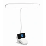 Lampa de noapte brat flexibil prindere clema cu incarcare wireless