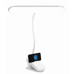 Lampa de noapte brat flexibil prindere clema cu incarcare wireless