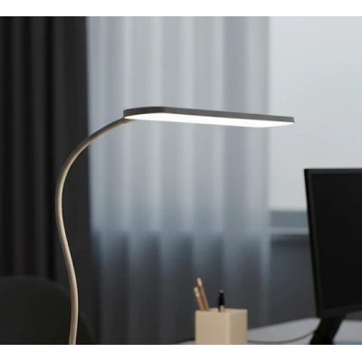 Lampa de noapte brat flexibil prindere clema cu incarcare wireless