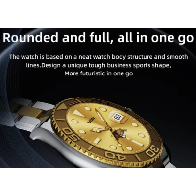Ceas Smartwatch AW46 Premium apeluri si notificari curea Metalica monitorizare activitati fizice Argintiu