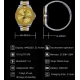 Ceas Smartwatch AW46 Premium apeluri si notificari curea Metalica monitorizare activitati fizice Argintiu